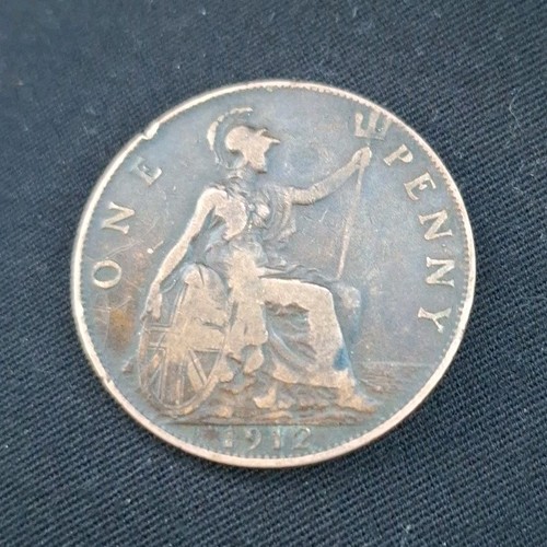 1912 one penny - hh,
