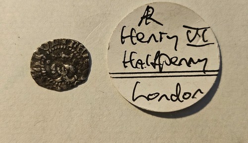 Henry half penny coin - v1,