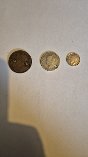 1673 half penny 1890 - ,, 1890's