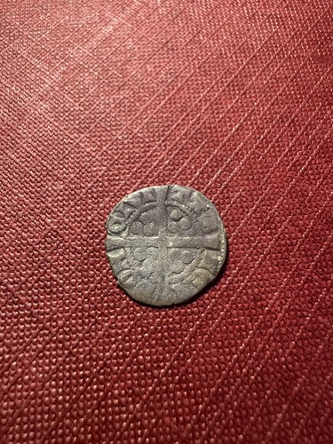 Hammered silver coin edward - silver,