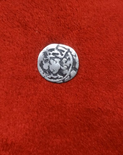 Medieval hammered silver penny - medieval,