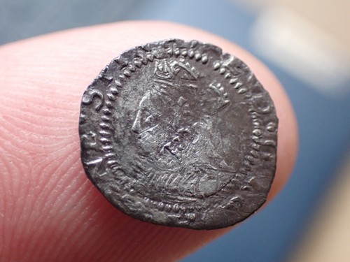 Elizabeth 1st penny mint mark - elizabeth,