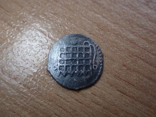 King james silver halfpenny - james, i