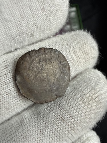 Medieval hammered silver penny - hammered,