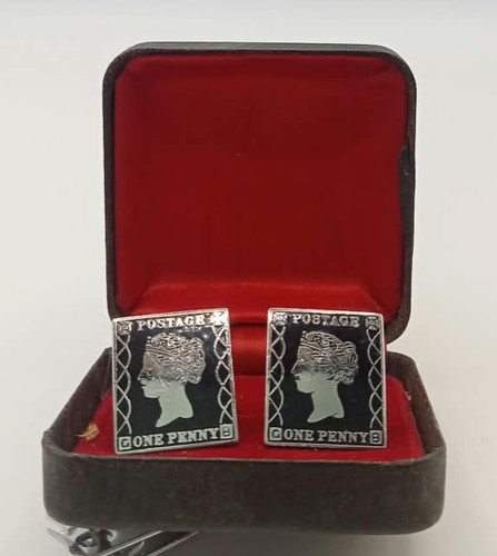 Vintage penny black stamp - vintage,