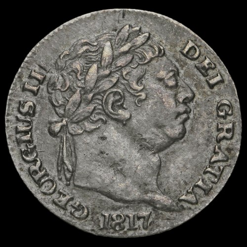 1817 george iii - george, milled