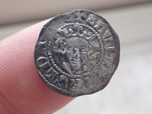 Edward hammered silver penny - edward, i