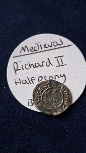 Richard half penny hammered - ii,