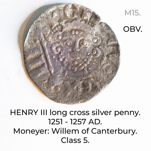 Henry iii long cross - iii, silver