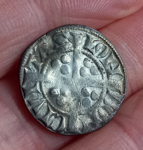 Edward 1st penny hammered - edward,