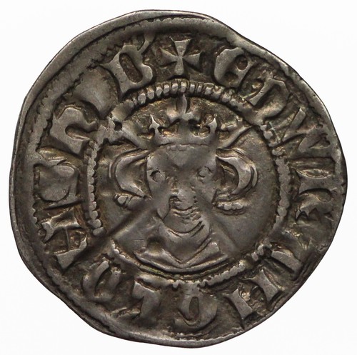 Edward hammered silver penny - edward,