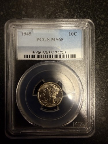 Usa silver dime cent 1945 - silver,