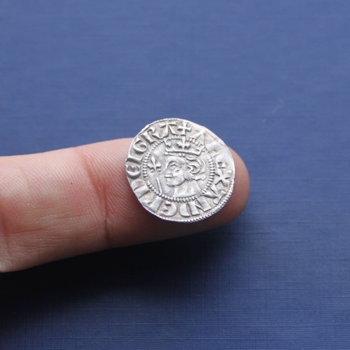 Hammered silver coin alexander - silver,