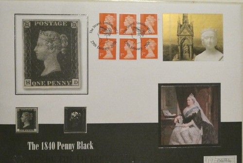 Penny black silver - black, proof