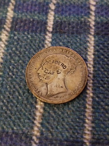 1873 silver shilling - silver,