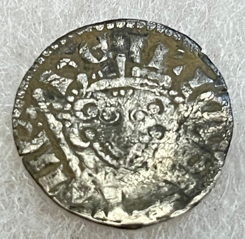 Medieval silver hammered penny - medieval,